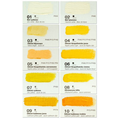 Renesans 60 ml olajfesték 01-10 színek